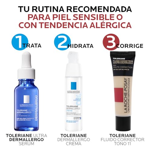 La Roche Posay Toleriane Fluide Correcteur Fond de Teint Longue Tenue 16H Haute Couvrance Adapté aux Peaux Sensibles à Tendance Acnéique SPF 25 Teinte : 11 30 ml - vue 6