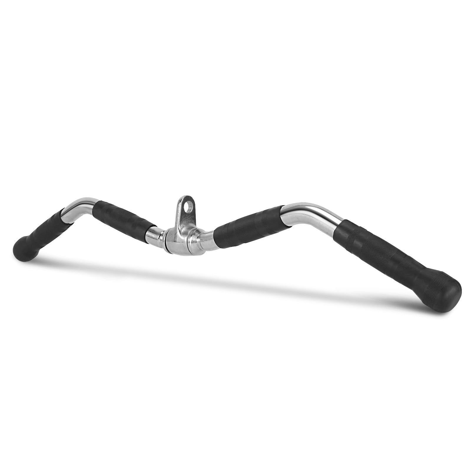 Trade LINE Multi Grip LAT Pulldown Bar for Cable Machine, Heavy Duty Steel Back Workout Attachment with Ergonomic Rubber Handles & Swivel Joint for LAT Pulldowns, Rows, Biceps & Upper Body Training-image-12