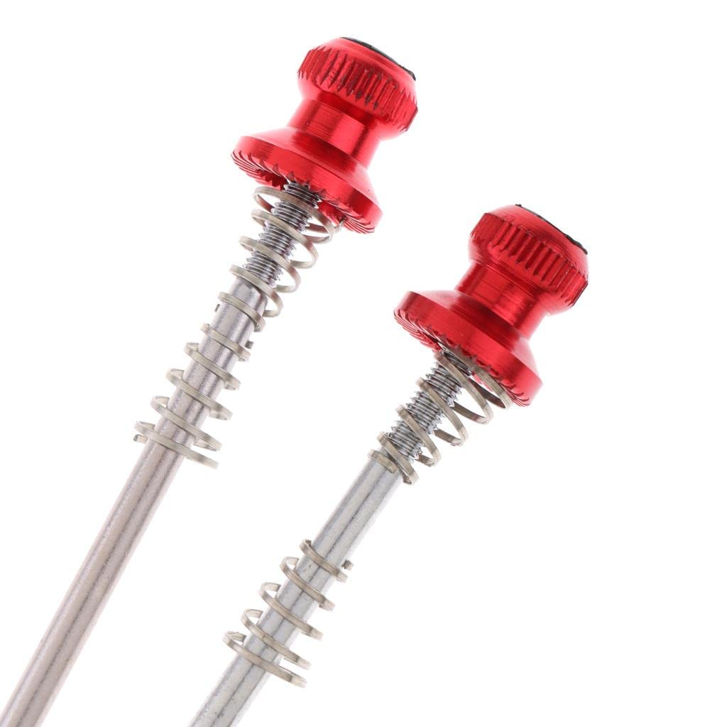5 Satz Vorne Hinten Schnellspanner Achse Fahrrad Spieß Set für Rennrad Spieße Rot
