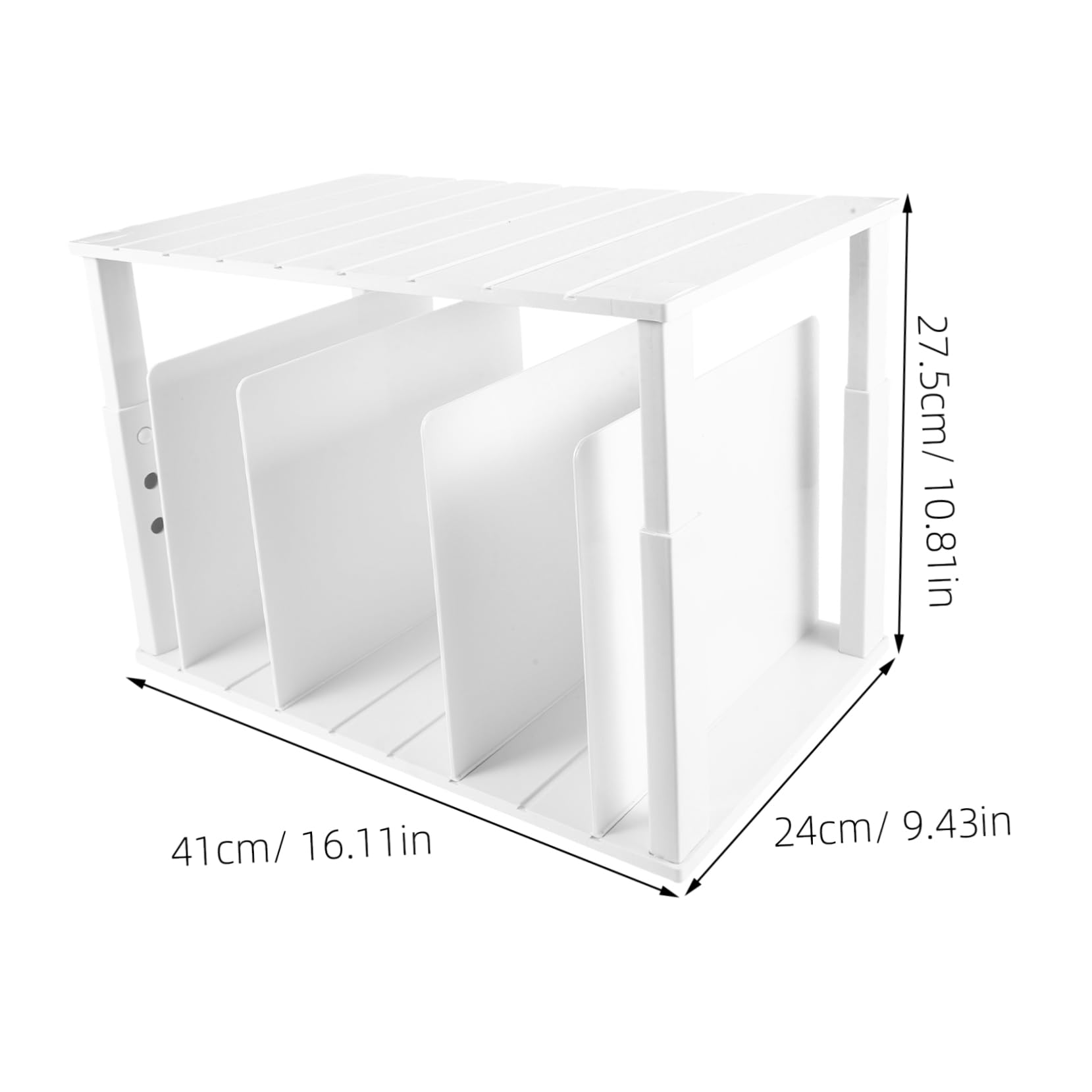 Alipis Caja de Almacenamiento Multifuncional para Organizador de Bolsos Estante para Guardar Bolsos Dormitorio Material Compartimento para Libros