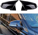 Side Mirror Cover Mirror Caps Replacement Compatible with BMW 1 2 3 4 Series F20 F21 F22 F23 F87 F30 F31 F34 F32 F33 F36 X1 E84