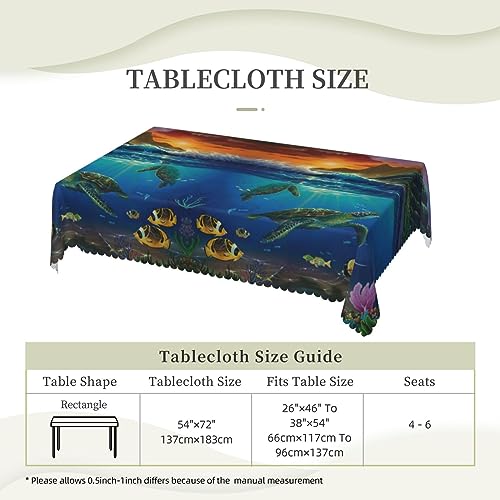 Nappe rectangulaire tortue de mer de qualité supérieure et durable - 7
