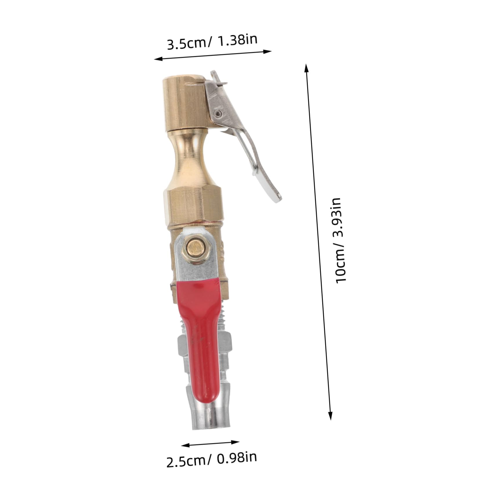 Cabilock Quick Inflation Switch Locking Chuck for Car Tires Metal Air Compressor Attachment Easy to Use for Tire Inflation