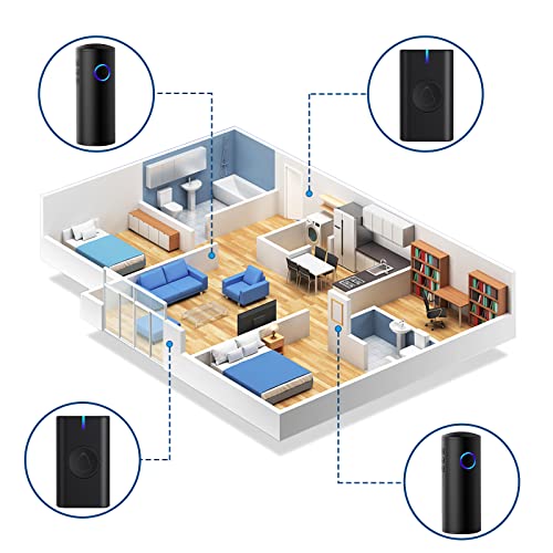 SECRUI-Wireless-Doorbell-USB-and-Battery-Operated-Door-Bells-Waterproof-700-Foot-Long-Range-with-4-Volume-Levels-39-Loud-Chimes-LED-Flash-Cordless-Doorbell-Easy-Install-for-Home