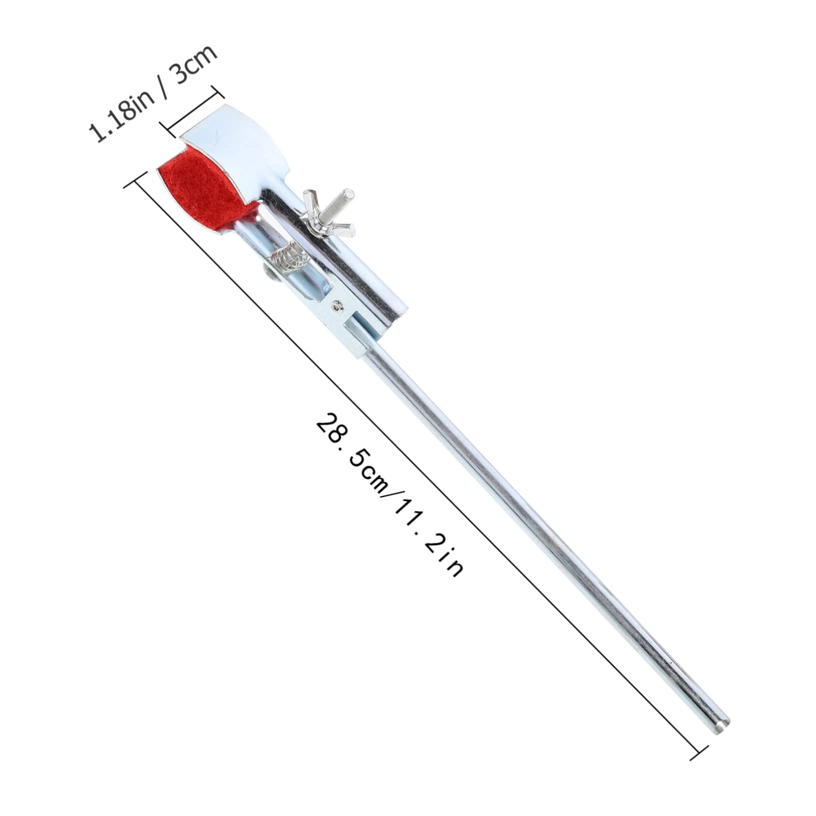 Unomor 2pcs Iron Frame Fixing Clip Flask Laboratory Clamps Support Heavy Adjustable Large Shape Tube Squeezer Stainless Test Tube Clamp Holder Beaker Clamp Carbon Steel Silver