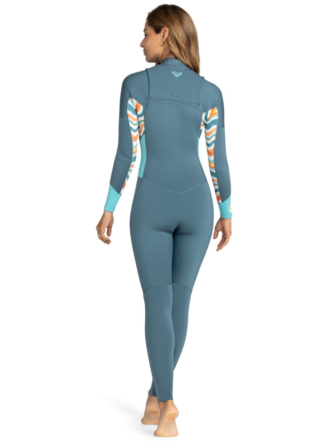 Roxy - 4/3 Swell Series FZ GBS Traje de Neopreno Completo, Mujer, Starglazer, 6