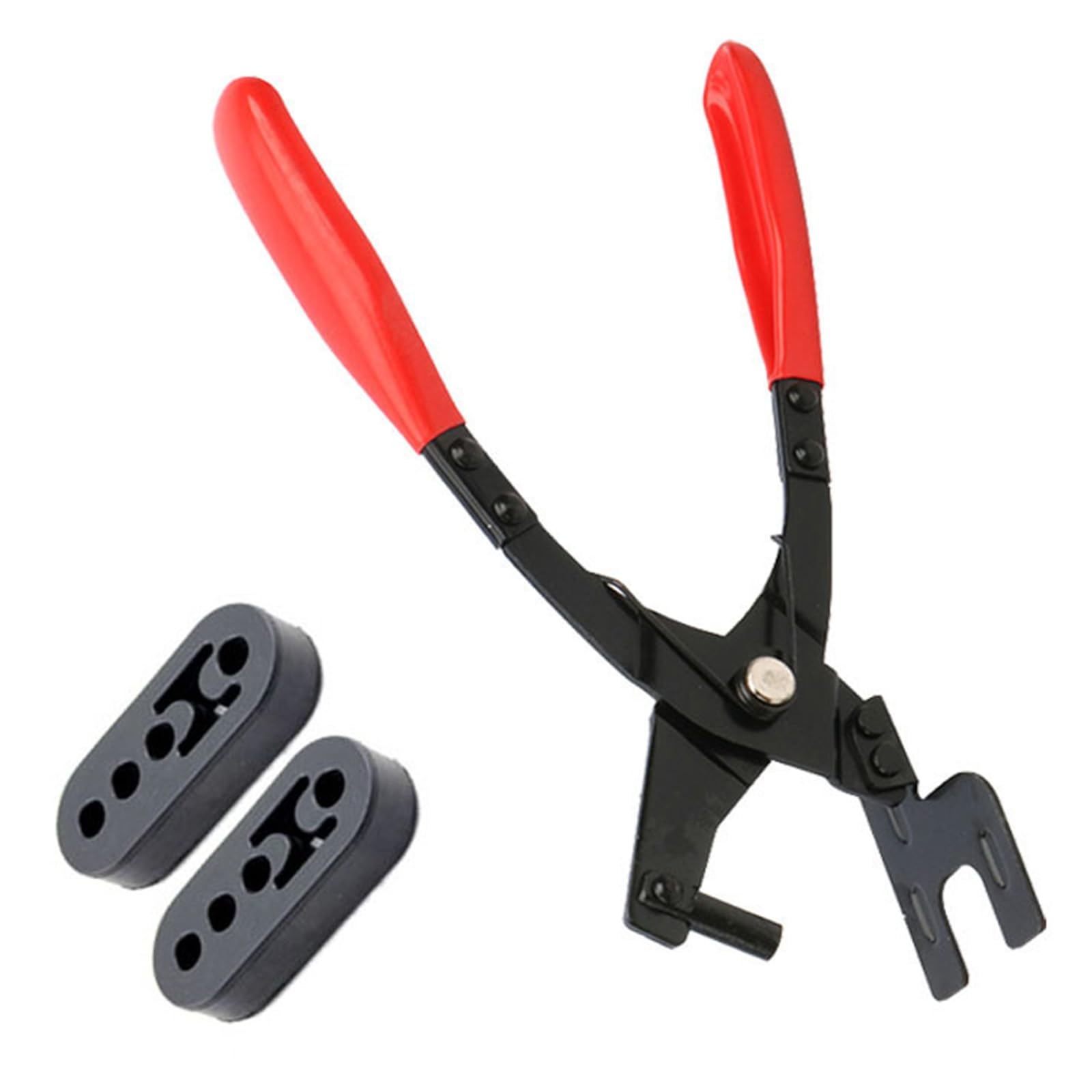 Hsioluted B Rubber Pad Removal Pliers With 2 Quiet Ushings Ergonomic Grip Strong Metal Tool For Automotive Maintenance Appliance Noise Reductions Automotive Disassembly Tool