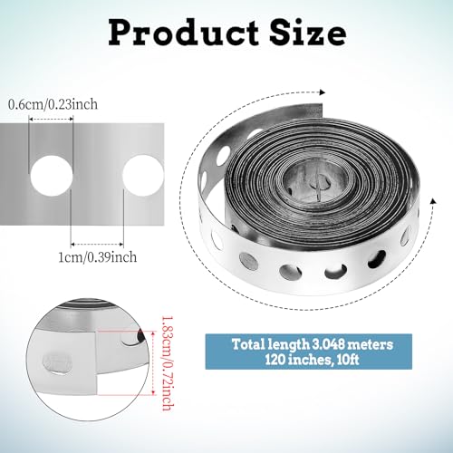 Opiniones y reviews de Cinta perforada galvanizada - cinco favoritos. 10 Imagen adicional