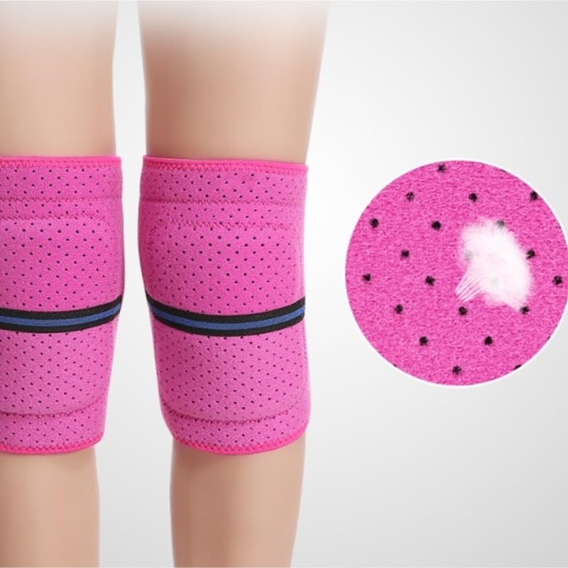 Exercise, protection Sports Knee Pads Thickened Sponge Anti-collision Protective Gear Support Climbing Cover Strap for Fitness, cycling, running, playing football(D)