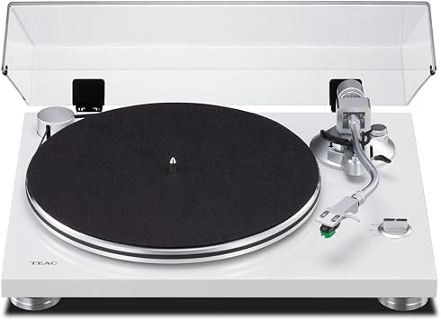 TEAC TN-3B-SE يدوي الحزام- محرك الأقراص ، أبيض