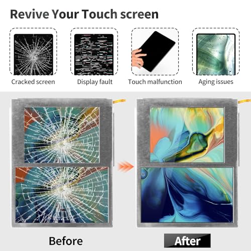 Image of for Nintendo 2DS Screen Replacement for Nintendo 2DS LCD Screen Repair Kit for Nintendo 2DS Display Replacement Black (Without Touch Digitizer)