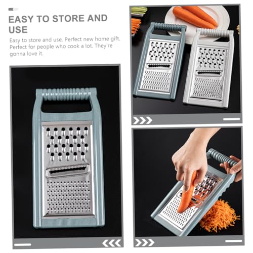 Rallador manual de verduras y queso con manivela miniatura 3
