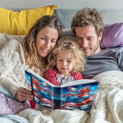 Image of Photo Album 4x6 120 Photos with Strong Elastic Band, American Butterflies | Large Capacity Premium Leather Picture Album, Portable Wallet Albums Photo Book for Family Anniversaries Wedding Baby