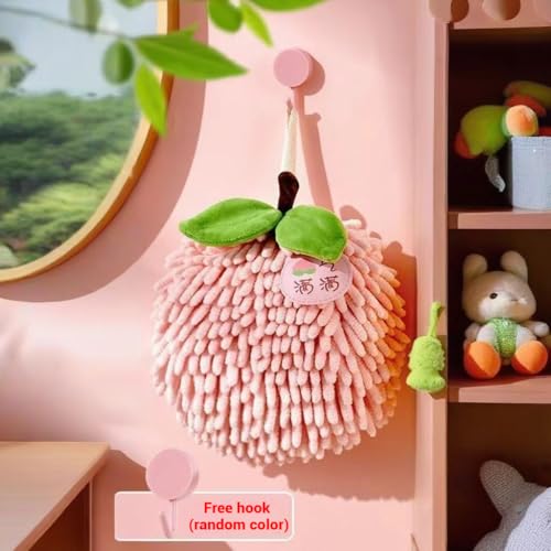 Aimery 6 Pcs Decorative Hand Towels for Bathroom& Kitchen-Each Fruit Themed Hand Towel Measures 6.7X6.7 Inches-Dry Your Hands