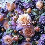 Photo Gallery flower dipingere con i numeri adulti, paint by numbers per decora la casa, farfalla dipingere con i numeri kit, fai da te disegni da colorare per adulti con pennelli e vernice acrilica, 45x45cm 5-9490 Photo Gallery flower dipingere con i numeri adulti, paint by numbers per decora la casa, farfalla dipingere con i numeri kit, fai da te disegni da colorare per adulti con pennelli e vernice acrilica, 45x45cm 5-9490