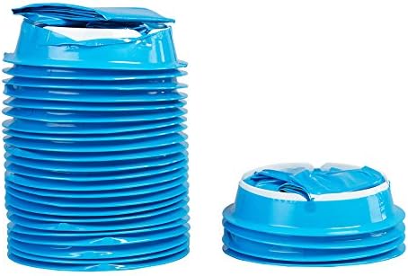 Pack of 24 pcs 1000 ml Emesis Vomit Bags Blue Medical Disposable Waste Bag for Vomit Collecting