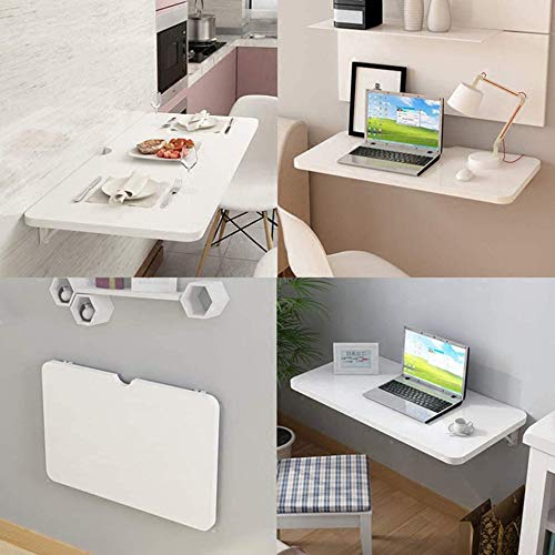 Table murale pliante à abattant pour salle à manger et bureau convertible
