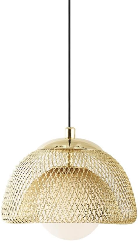 Lustre nordique lampe décorative E27 suspension luminaire en métal pour salle à manger