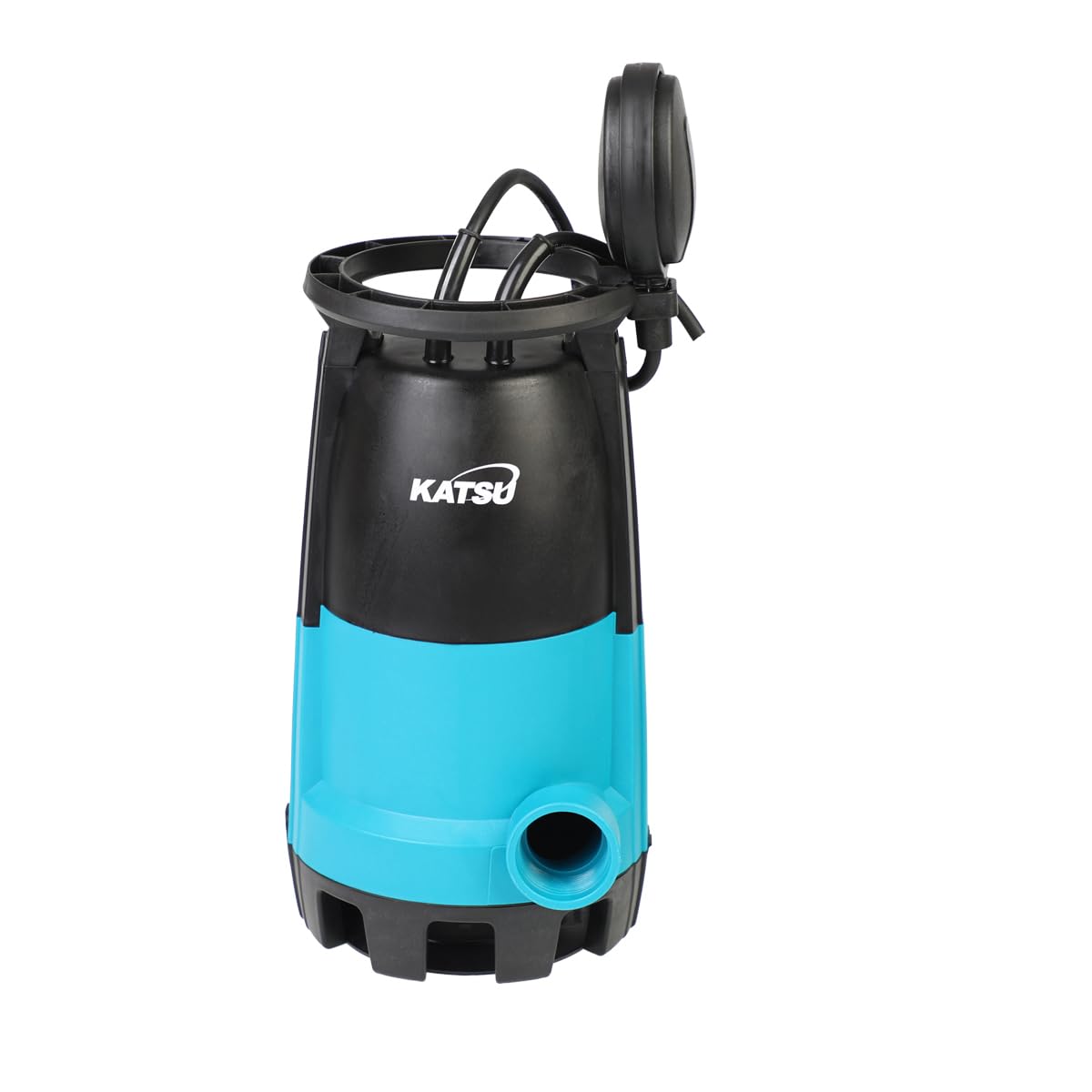 KATSU - Bomba sumergible profesional de 400 W para agua limpia y sucia con manguera de 10 metros de manguera de 1 pulgada y acoplador rápido con base intercambiable