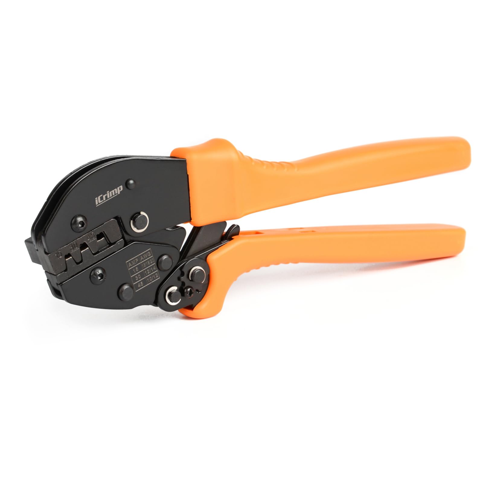 iCrimp Pince à sertir les câbles, Outils de sertissage de câbles pour contacts de 15, 30 et 45 ampères, Pince à sertir les conne