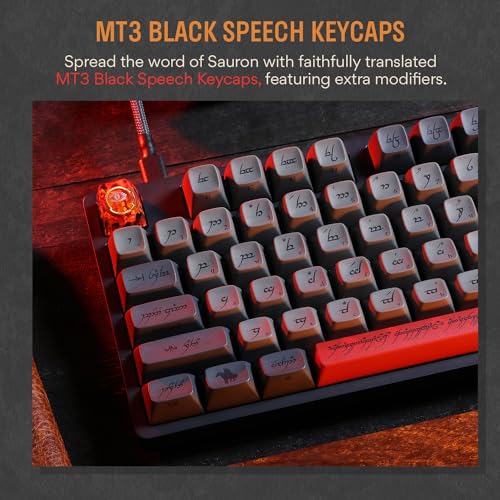 DROP + The Lord of The Rings™ Black Speech TKL Mechanical Keyboard - MT3 Profile Keycaps with Accent Keys - Holy Panda X Tactile Switches - PBT Dye-Sub Keycaps - LED Backlight - Black - Thumbnail 2