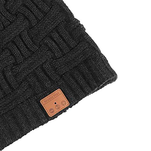 yotijar Beanie Hat com Bluetooth V5.0 térmica, elástica Sem Fio Fones de Ouvido Chapéus de Inverno p