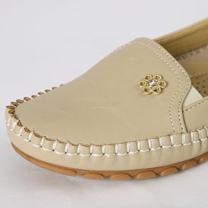 Orthopedic Shoes for Women, Women's Orthopedic Leather Loafers, Comfortable Lightweight, Casual Dress Sneakers, Slip on Shoes Anti-Slip, Rubber Sole, PU Upper - Image 8