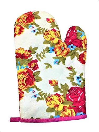 MILESTOUCH - ONE Pcs : Heat Resistant / Proof Gloves for Grilling, Baking ( Left & Right Hand Gloves) Color Vary