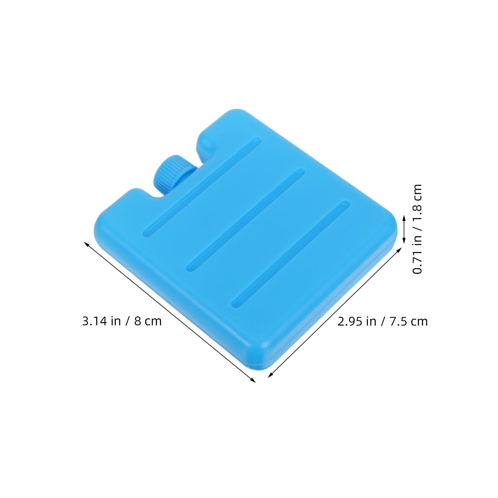 Housoutil Blocs Réfrigérants pour Refroidisseur d'air 8pcs 100ml Bleu