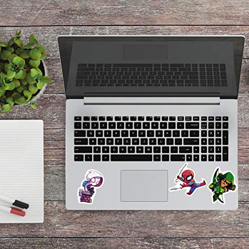 image for Acekar Superhero Stickers[50pcs] Waterproof for Decal， Laptop Hydro 