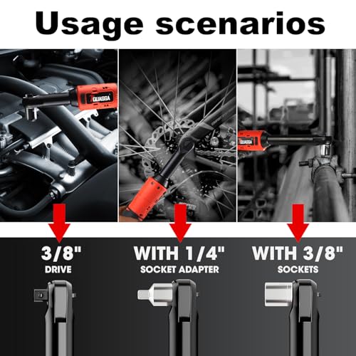 TQUAGGA 18V Electric Ratchet Set