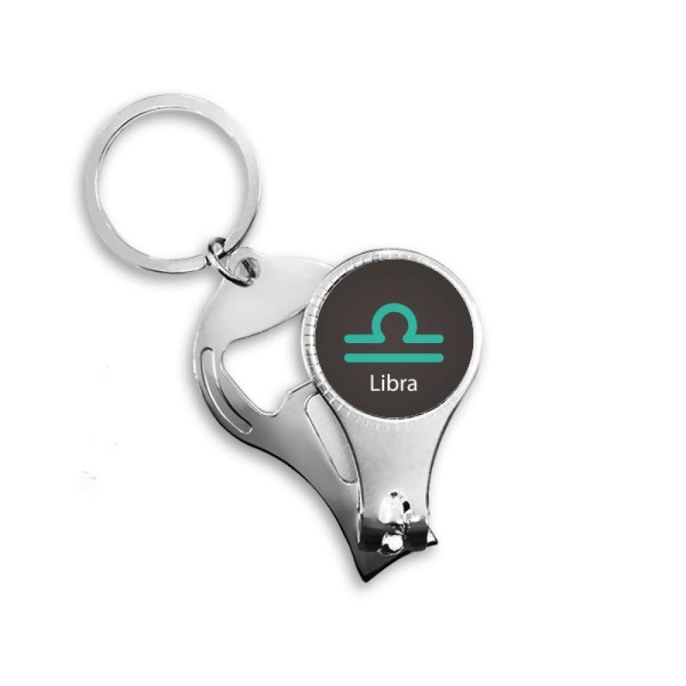 Anneau clé Balance en acier durable avec coupe-ongles de précision