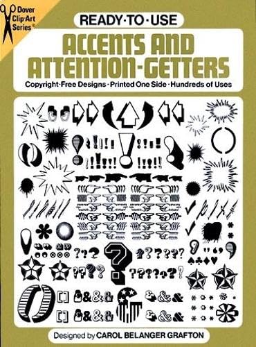 Ready-to-Use Accents and Attention-Getters (Dover Clip Art Ready-to-Use ...