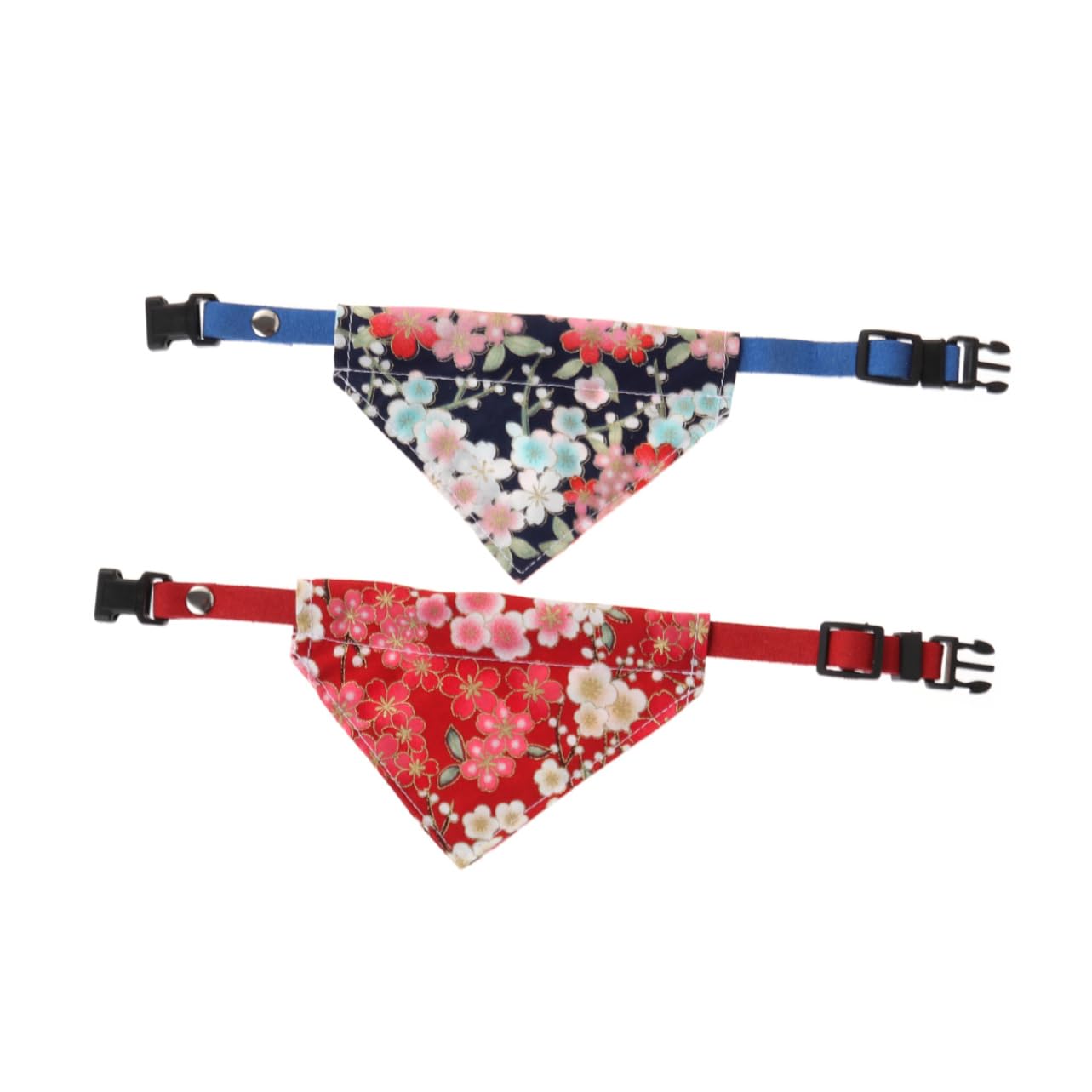 BESPORTBLE 6pièces Bandana Triangulaire pour Chien avec Motif Floral Écharpe Réglable pour Animaux De Compagnie Modèles Aléatoires