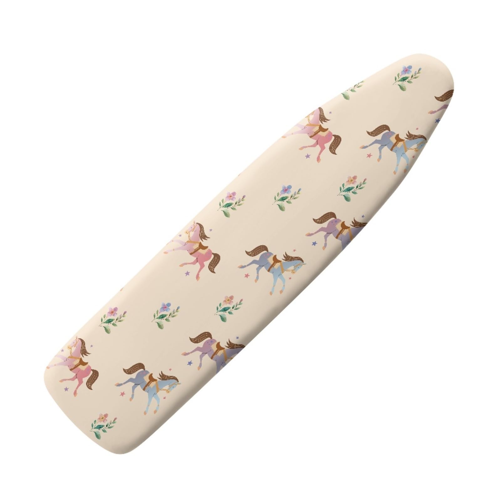 Large ironing board cover 130 x 45 Pink Horse Ironing Board Cover And Thick Padding Easy Fit in Multiple Sizes with Elastic Drawstring,durable,iron board covers fits all,Machine Washable