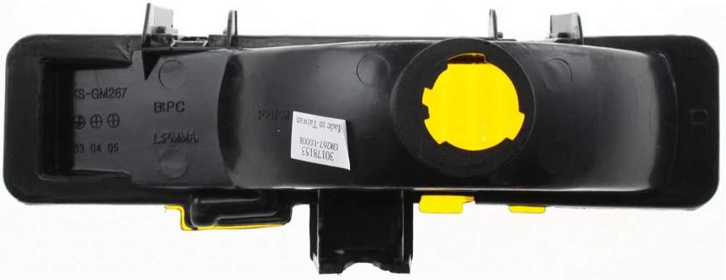 CarLights360 For 1982-1993 Chevy S10 Pair Driver and Passenger Side Parking Light Lens and Housing Only GM2520109 GM2521109 | 5976643 5976644 ;