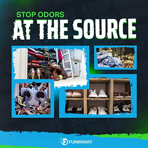 funkaway extreme odor eliminating closet sachet odor absorbing packet ideal for closets drawers hampers attics and storage spaces fresh smell for up to 90 days