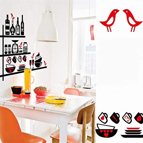 Buy World Beauty's Enjoy Cooking Kitchen Tools Wall Stickers Vinyl Decal Kitchen Decorative Art