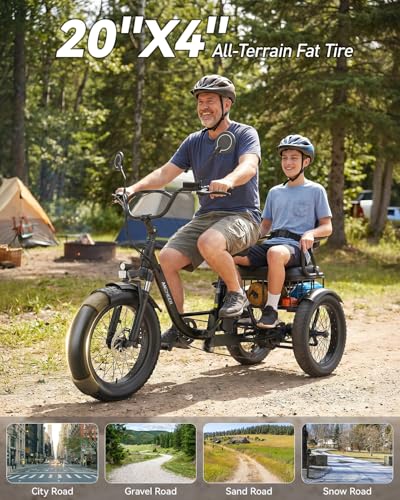 ANCHEER Electric Tricycle for Adults