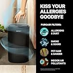 PuroAir 240 HEPA Air Purifiers for Home Large Rooms - Covers Up To 1,000 Sq Ft - Filters Up To 99.9% of Pollutants, Smoke, Pollen, Dust - Quiet HEPA Air Filter - Air Purifiers for Bedroom (2 Pack) - Image 4