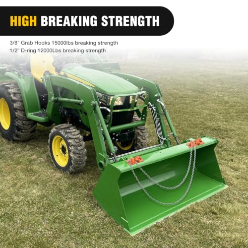 Image of Nilight Tractor Bucket Grab Hook with Tie-Down Ring & Back Plate