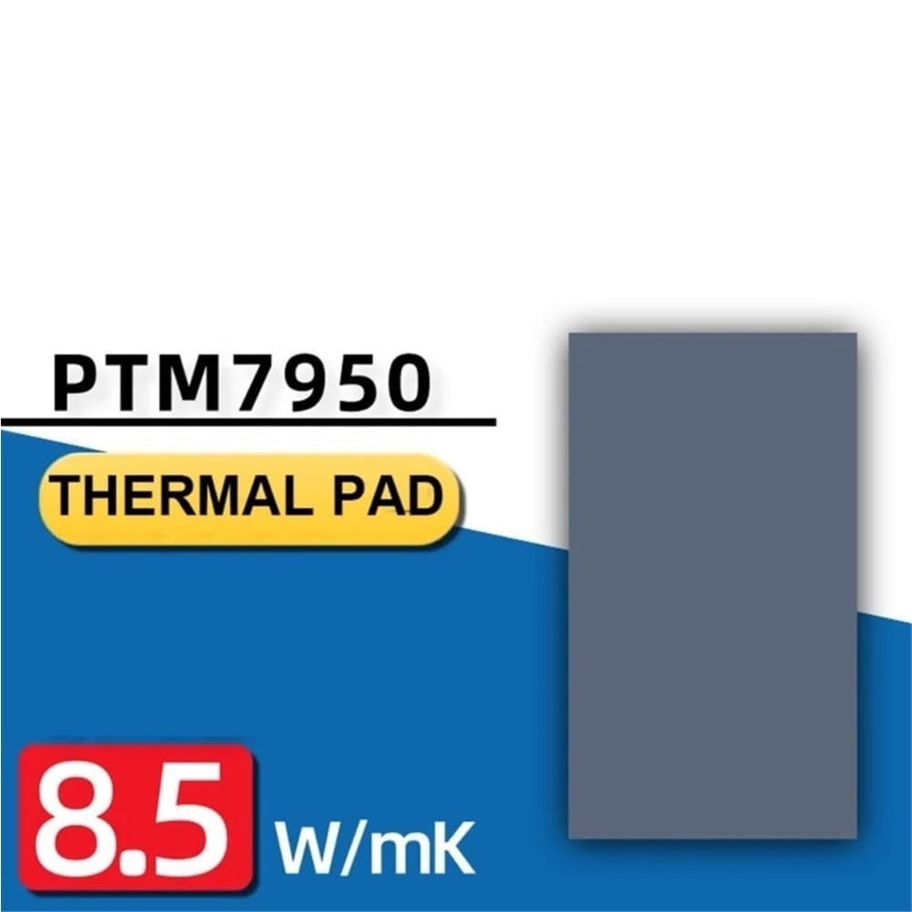 Cuscinetto di dissipazione termica grasso in silicone con cambio 8,5 W/mk, pasta conduttiva da 0,25 mm for CPU GPU del laptop 1 set