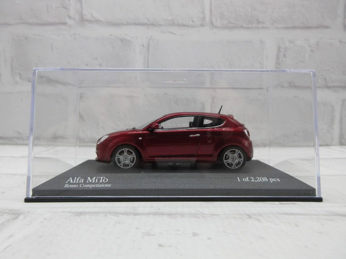 ミニチャンプス 1/43 アルファロメオ ミト 2009 レッド