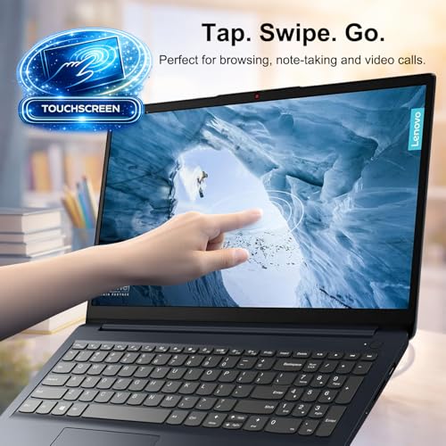 Image of Lenovo IdeaPad 1i 15.6 inch FHD Touchscreen Laptop, Powerful 13th Gen Intel Core i5-1335U 10-Core Processor(Up to 4.6GHz), 24GB RAM, 512GB SSD, Wi-Fi 6, Dolby Audio, Windows 11, WOWPC Recovery USB Bundle