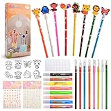ASIOWELY 36 PCS DIY Your Own Colored Pencils Making Kits,Art and Crafts Drawing Supplies Toys,School Classroom Office Prizes Artist Creative Color Pencils Creator Studio,Birthday Christmas Party Gifts