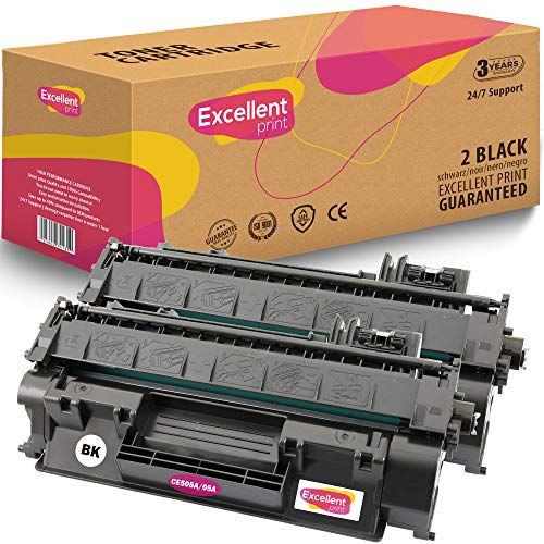 Excellent Print CE505A 05A   Cartuchos de tóner compatibles para HP Laserjet P2030, P2035, P2050 y P2055