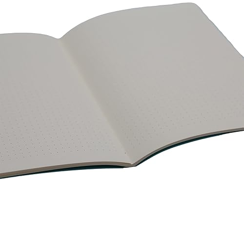 Miniatura 8 de Simply Genius Paquete de cuadernos de puntos A5, papel crema resistente a las manchas, cuaderno de cuadrícula ligera para el trabajo, compañero