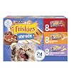 Purina Friskies Gravy Wet Cat Food Variety Pack, Shreds With Beef, With Chicken, and Turkey and Cheese Dinner – (Pack of 24) 5.5 oz. Cans