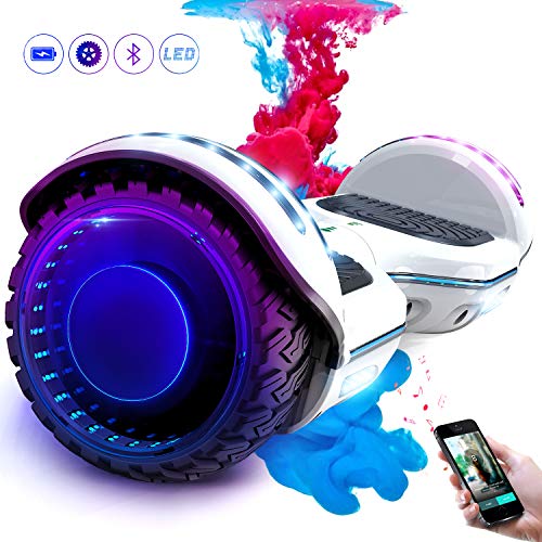 COLORWAY Hover Scooter Board Patinete Eléctrico 700W, con Altavoz Bluetooth y LED,...