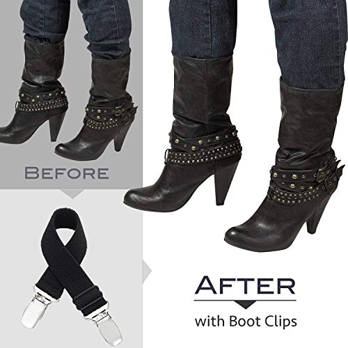 Dadidyc Multi-Purpose Boot Straps And Pant Clips Boot Clips- Boot Snugs Pant Clips, Pant Stirrups For Smooth Jeans In Boots #TOP4